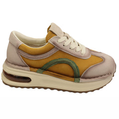 Franco Gerardo Pantofi dama piele naturala 5306 1 YELLOW ID5583-YEL