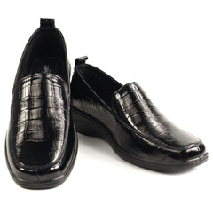 Pass Collection Pantofi dama X4X400017A 01 O negru croco lac ID5598-NGCRL