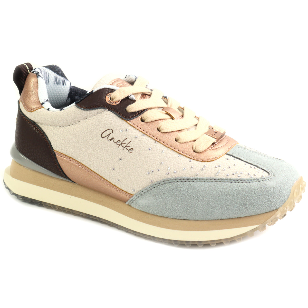 Anekke Sneakers dama New York 43306 081 BLUE/BEIGE ID5603-BLUBE