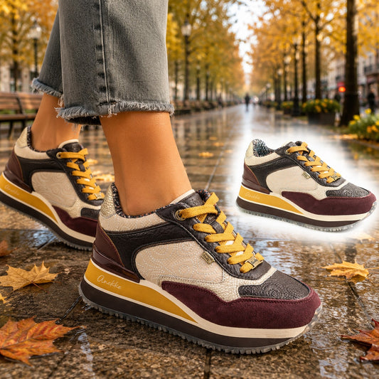 Anekke Sneakers dama London 43307 045 BURGUNDY ID5604-BURG