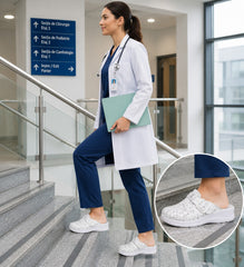 Best Comfort Saboti dama medicinali 10 Best Comfort alb ID5605-ALB