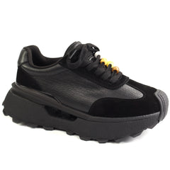 Feeling Pantofi dama piele naturala 68102 BLACK ID5613-BLK