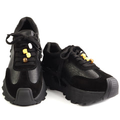Feeling Pantofi dama piele naturala 68102 BLACK ID5613-BLK