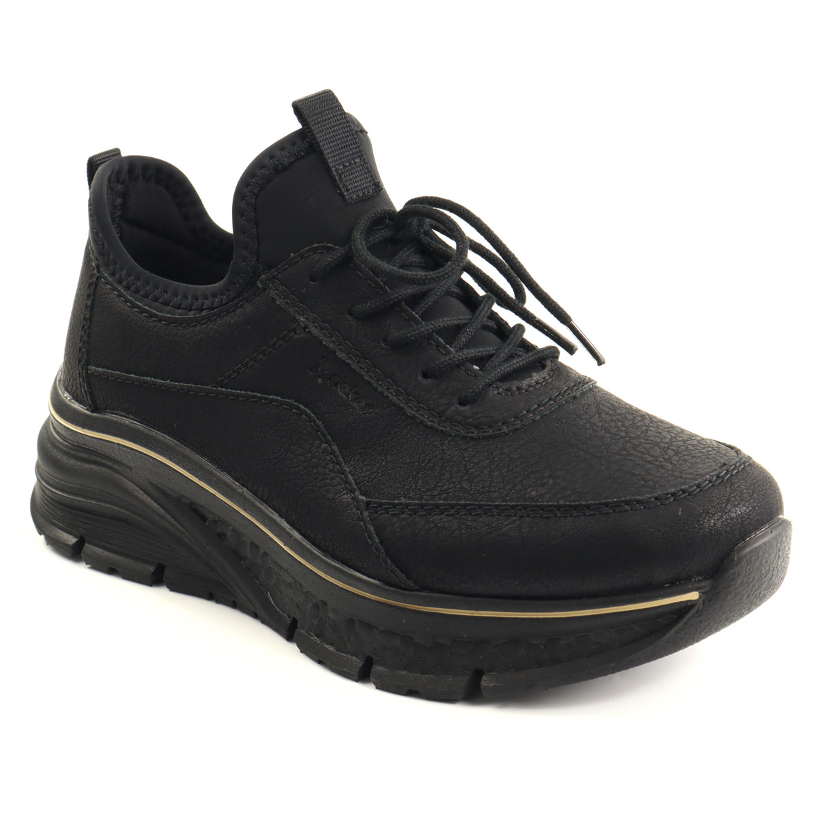 Rieker Pantofi dama piele naturala 48050 01 negru ID5622-NG