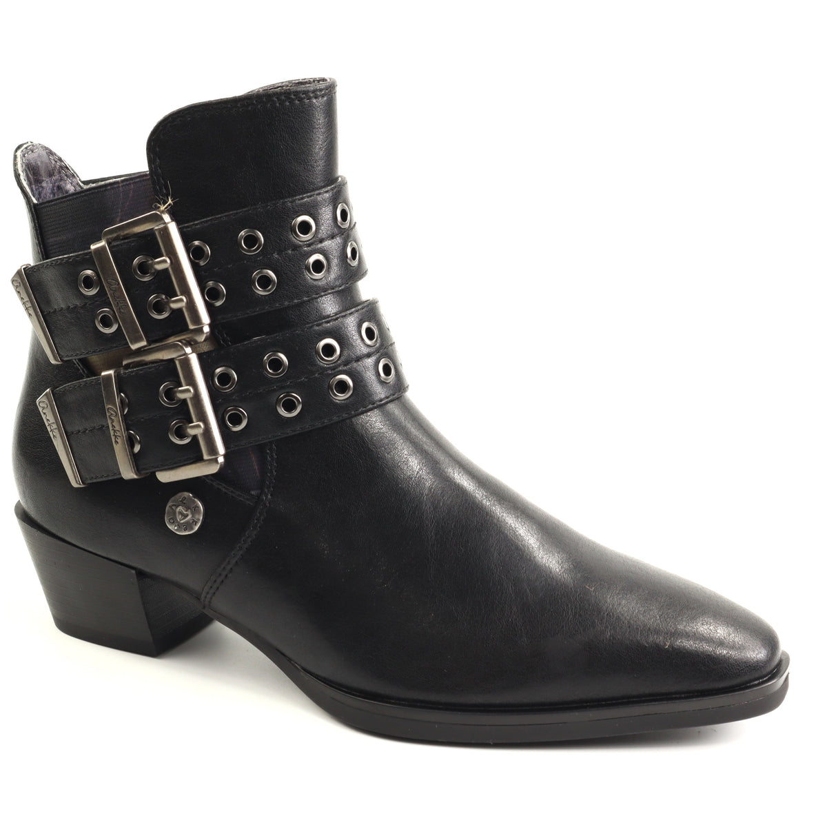 Ghete dama piele naturala Auriga 433 BLACK ID5632-BLK