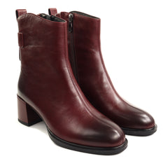 Fiore Fino Ghete dama piele naturala 2704025 bordo ID5637-BRD