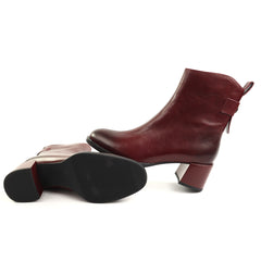 Fiore Fino Ghete dama piele naturala 2704025 bordo ID5637-BRD