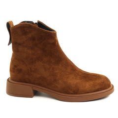 Fiore Fino Ghete dama piele naturala 2709007 maro velur ID5638-MAROV