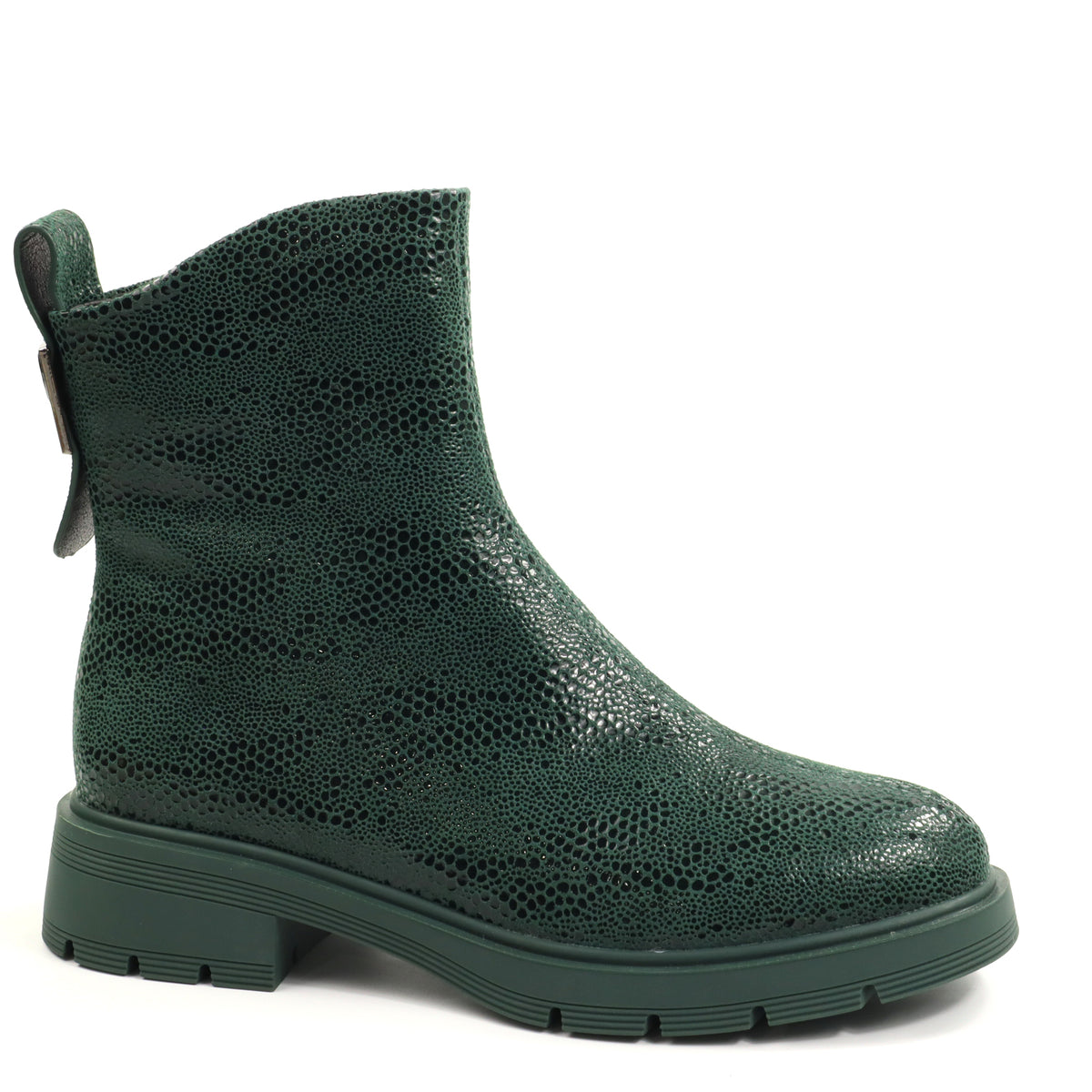Fiore Fino Ghete dama piele naturala 2709012 verde sarpe ID5639-VRS