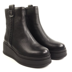 Fiore Fino Ghete dama piele naturala 2709020 negru ID5640-NG