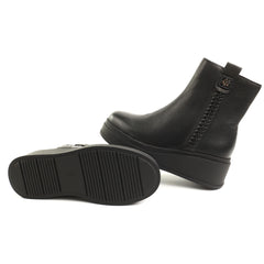 Fiore Fino Ghete dama piele naturala 2709020 negru ID5640-NG