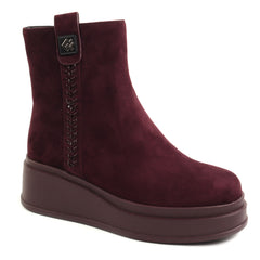 Fiore Fino Ghete dama piele naturala 2709021 bordo velur ID5641-BRDV