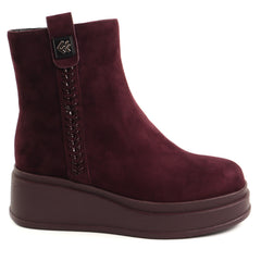 Fiore Fino Ghete dama piele naturala 2709021 bordo velur ID5641-BRDV