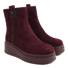 Fiore Fino Ghete dama piele naturala 2709021 bordo velur ID5641-BRDV