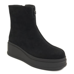 Fiore Fino Ghete dama piele naturala 2709038 negru velur ID5642-NGV