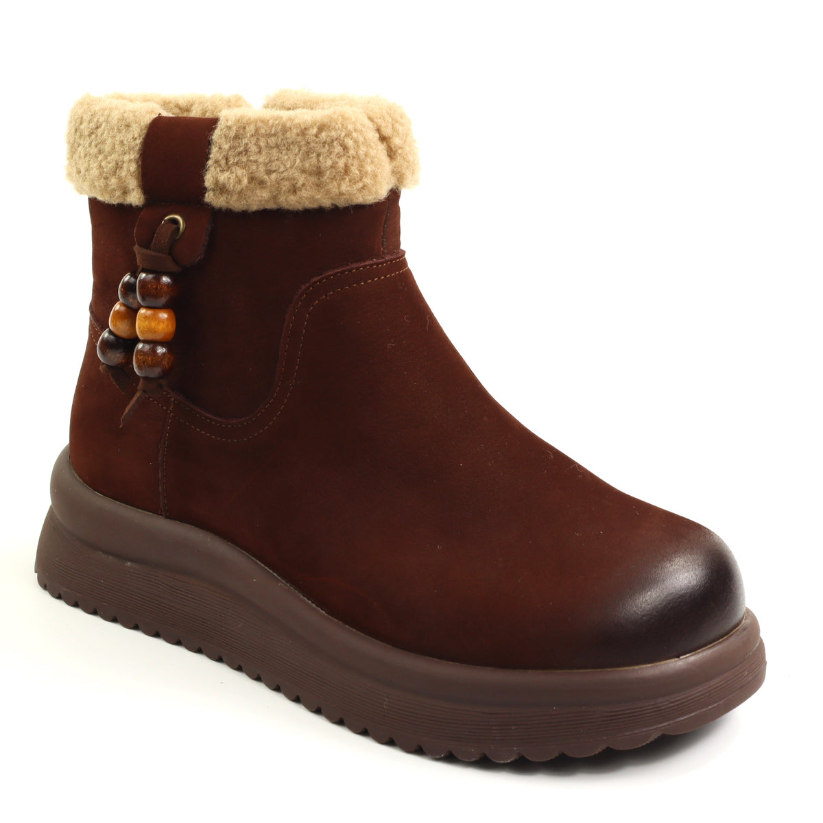 Feeling Ghete dama piele naturala 15201 BROWN ID5647-BRN