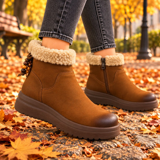 Feeling Ghete dama piele naturala 15201 kaki ID5647-KAKI