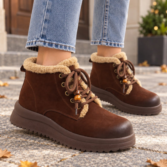 Feeling Ghete dama piele naturala  15208 BROWN ID5648-BRN