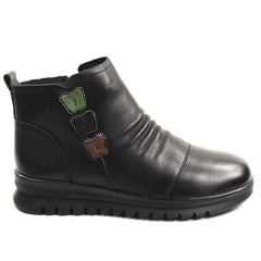 Feeling Ghete dama piele naturala 25921 BLACK ID5650-BLK