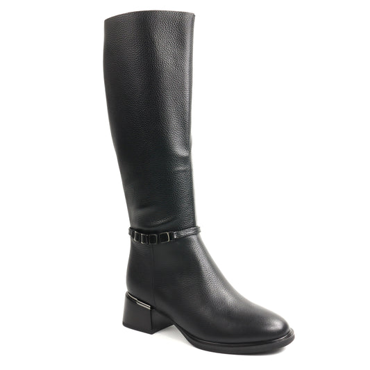 Feeling Cizme dama piele naturala 27 055 03 BLACK ID5652-BLK