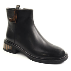 Feeling Ghete dama piele naturala 27 024 01 BLACK ID5655-BLK