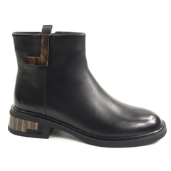 Feeling Ghete dama piele naturala 27 024 01 BLACK ID5655-BLK