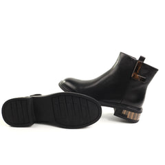 Feeling Ghete dama piele naturala 27 024 01 BLACK ID5655-BLK