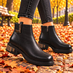Feeling Ghete dama piele naturala 27 024 01 BLACK ID5655-BLK