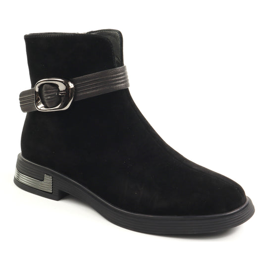 Feeling Ghete dama piele naturala 27 094 01 BLACK ID5662-BLK