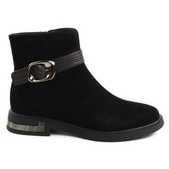Feeling Ghete dama piele naturala 27 094 01 BLACK ID5662-BLK