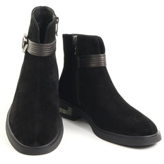 Feeling Ghete dama piele naturala 27 094 01 BLACK ID5662-BLK