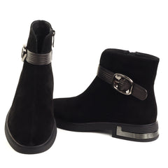 Feeling Ghete dama piele naturala 27 094 01 BLACK ID5662-BLK