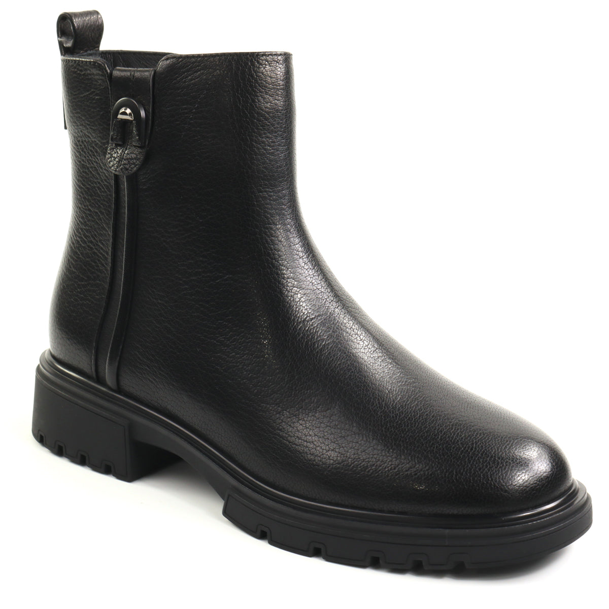 Feeling Ghete dama piele naturala D156 8796 BLACK ID5664-BLK