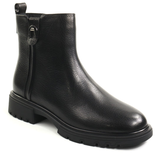 Feeling Ghete dama piele naturala D156 8796 BLACK ID5664-BLK
