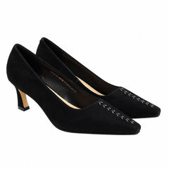 Anna Viotti Pantofi dama piele naturala D106 M1317 G1022 1 BLACK ID5673-BLK