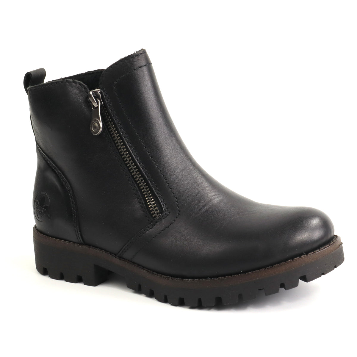 Rieker Ghete dama piele naturala 78556 00 negru ID5676-NG