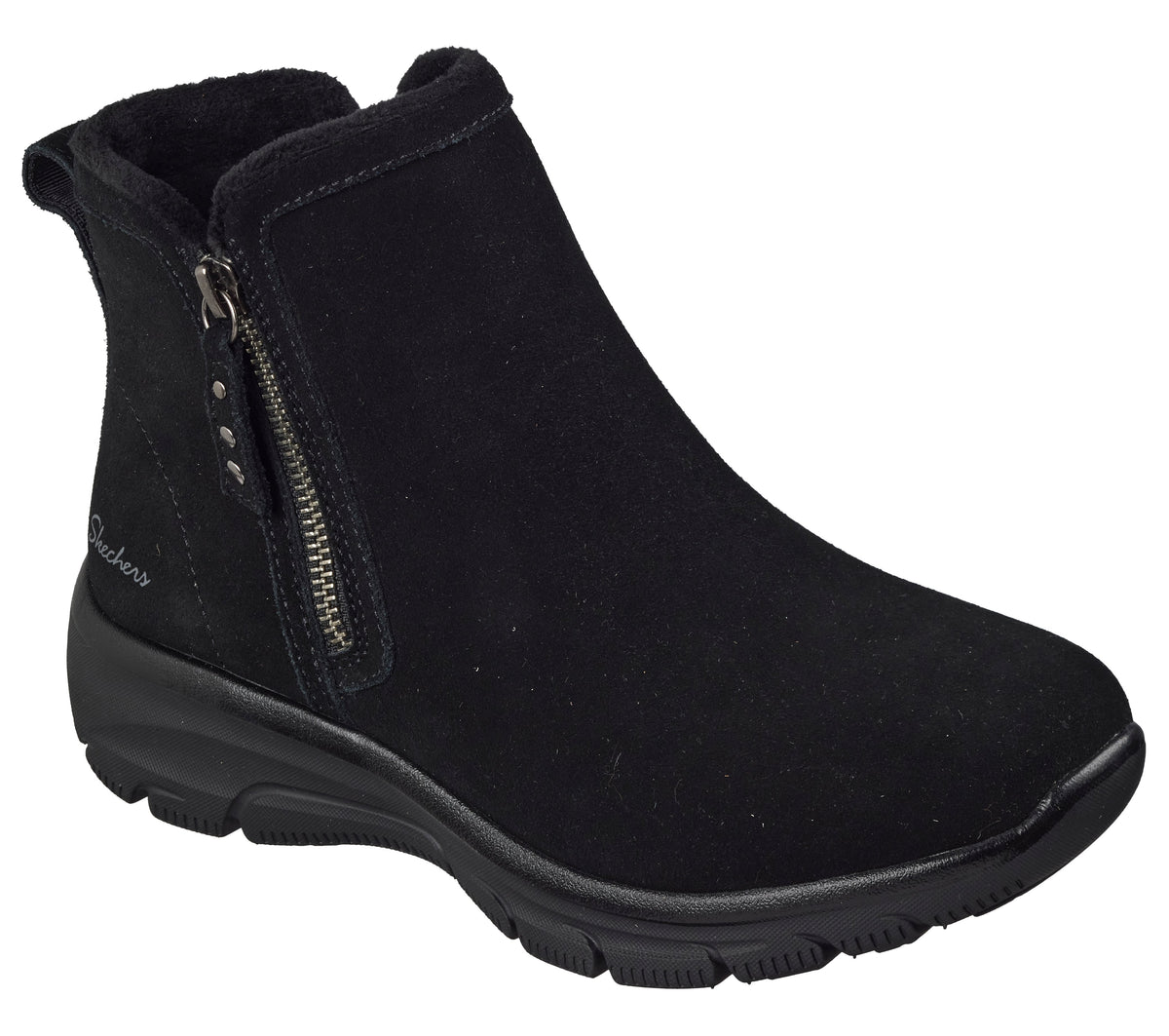 Skechers Ghete dama EASY GOING URBAN ZIP 168188 BBK ID5678-BBK