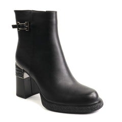 Anna Viotti Ghete dama piele naturala D122 ZPW351 N4783 1 negru ID5679-NG