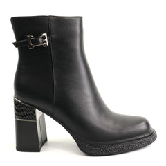 Anna Viotti Ghete dama piele naturala D122 ZPW351 N4783 1 negru ID5679-NG