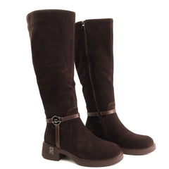 Anna Viotti Cizme dama piele naturala D125 5J205 R05B maro ID5682-MARO