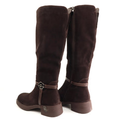 Anna Viotti Cizme dama piele naturala D125 5J205 R05B maro ID5682-MARO