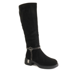 Anna Viotti Cizme dama piele naturala D125 5J205 R05B negru ID5682-NG