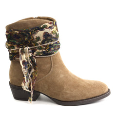 Anna Viotti Ghete dama piele naturala D115 66100 01R kaki ID5683-KAKI