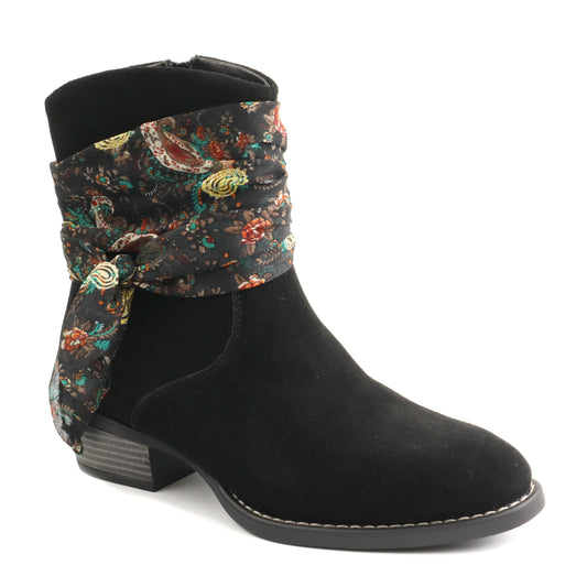 Anna Viotti Ghete dama piele naturala D115 66100 01R negru ID5683-NG