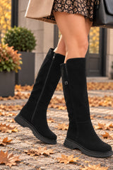 Anna Viotti Cizme dama piele naturala D123 J16 2FA2687 800 Y negru ID5686-NG
