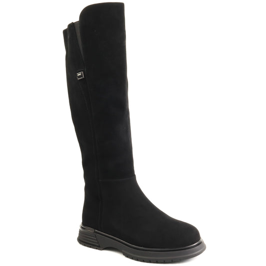 Anna Viotti Cizme dama piele naturala D123 J16 2FA2687 800 Y negru ID5686-NG