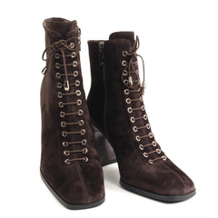 Anna Viotti Ghete dama piele naturala D122 W81 6H214 2 maro ID5687-MARO