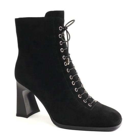 Anna Viotti Ghete dama piele naturala D122 W81 6H214 8 negru ID5688-NG