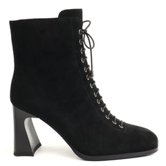 Anna Viotti Ghete dama piele naturala D122 W81 6H214 8 negru ID5688-NG
