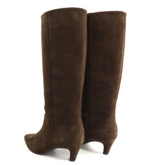 Anna Viotti Cizme dama piele naturala D115 X20257 10R KHAKI maro ID5689-MARO